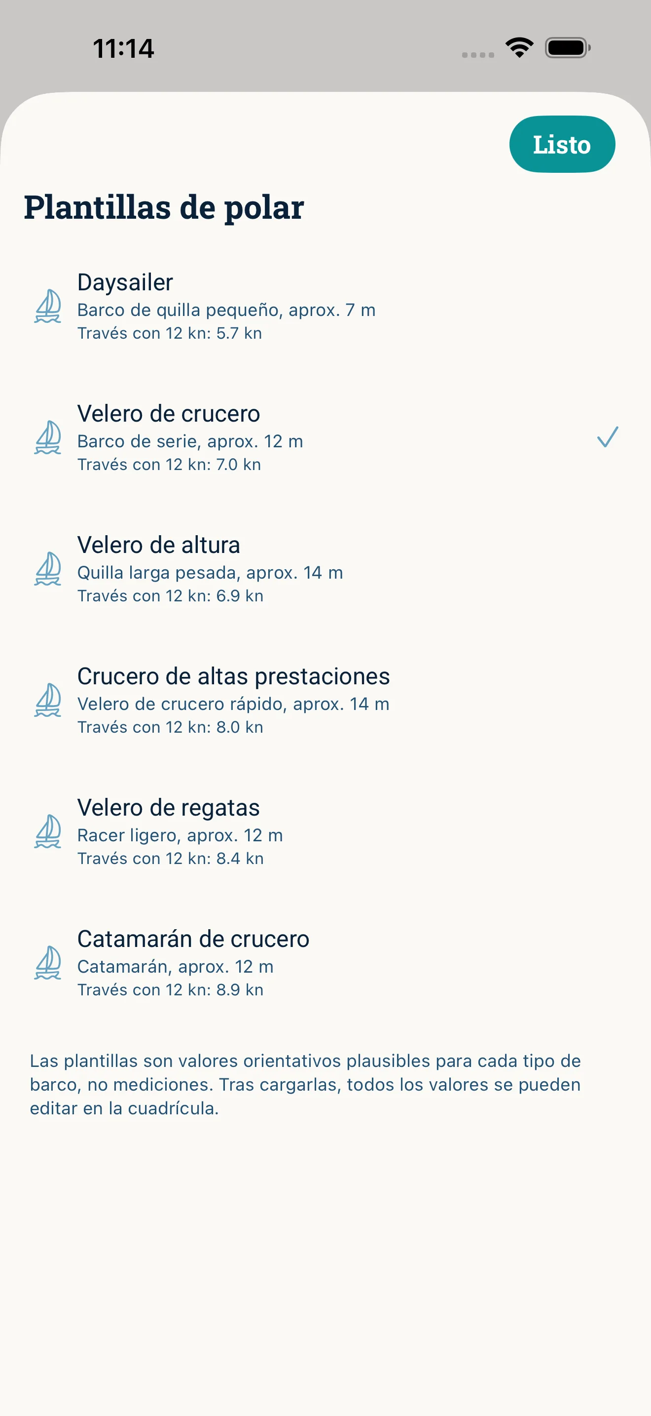 Así se ve en la app