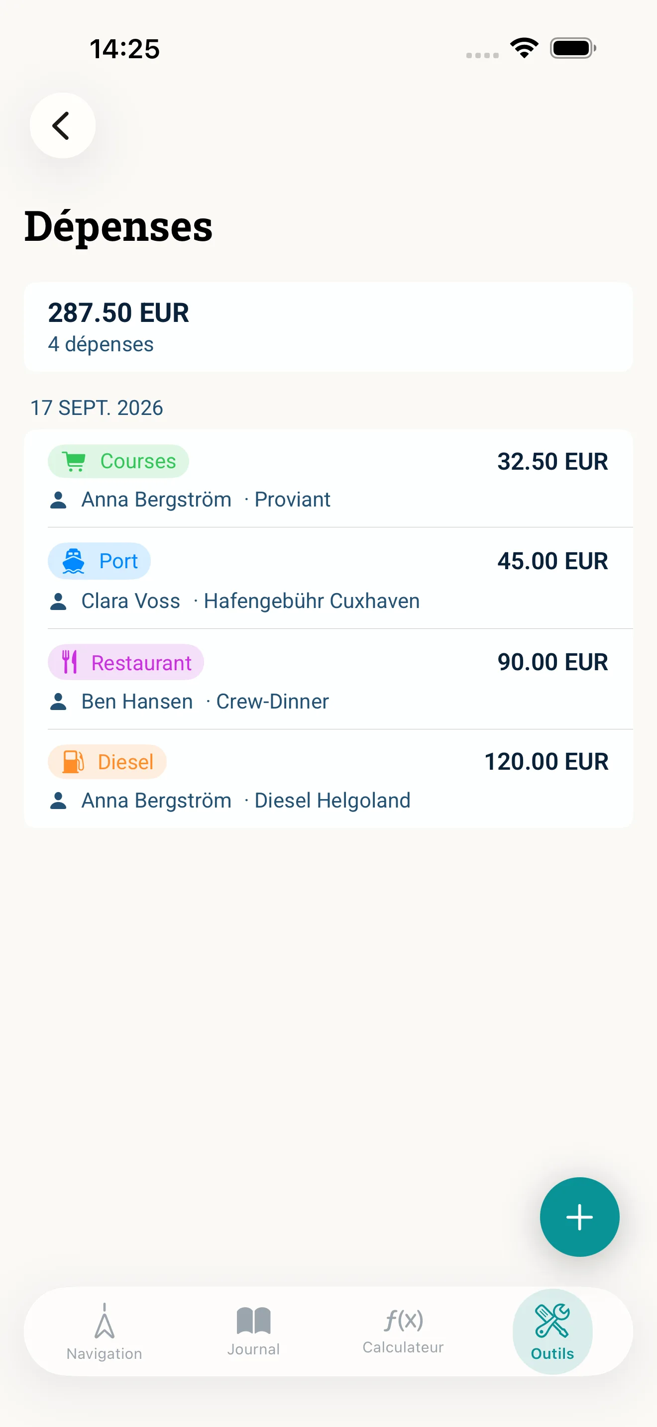 À quoi ça ressemble dans l’app
