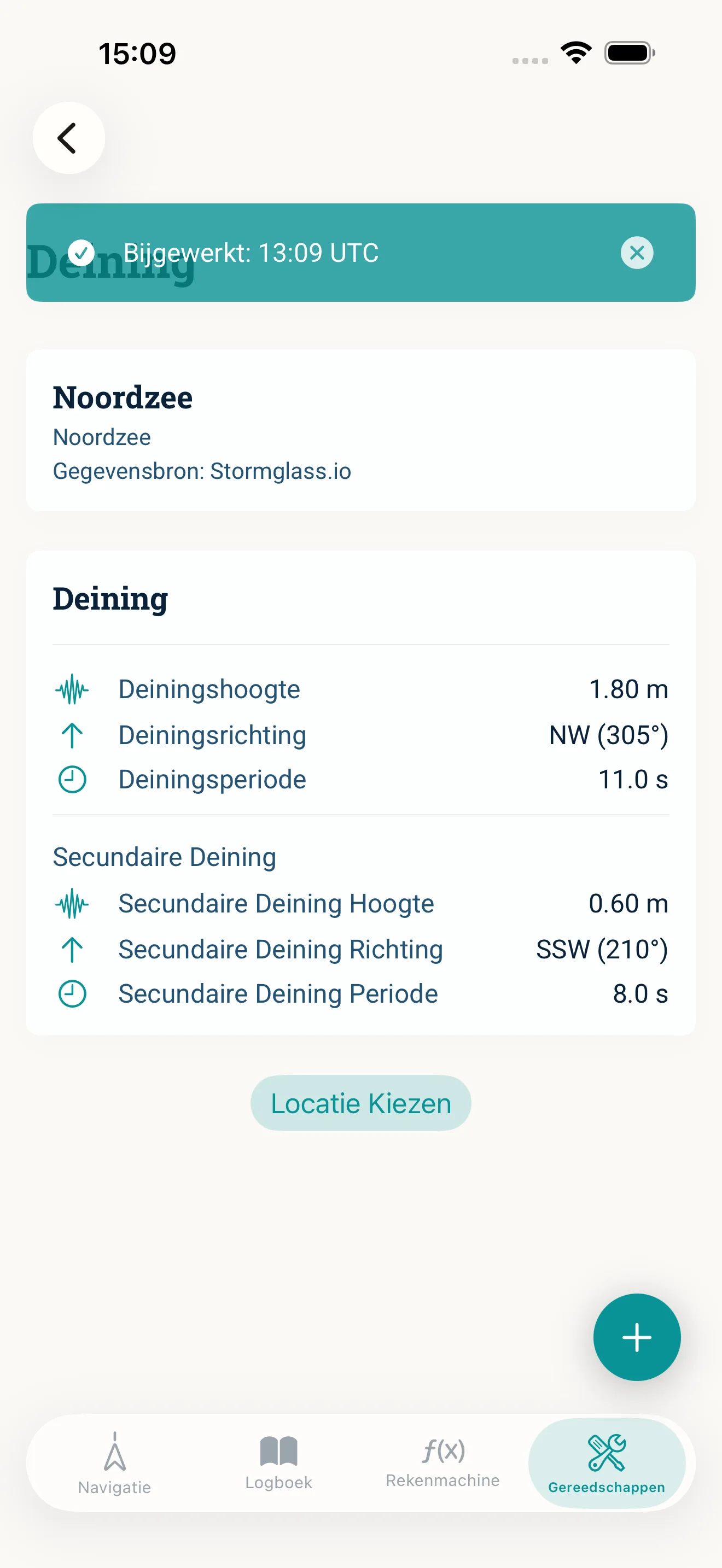 Zo ziet het eruit in de app