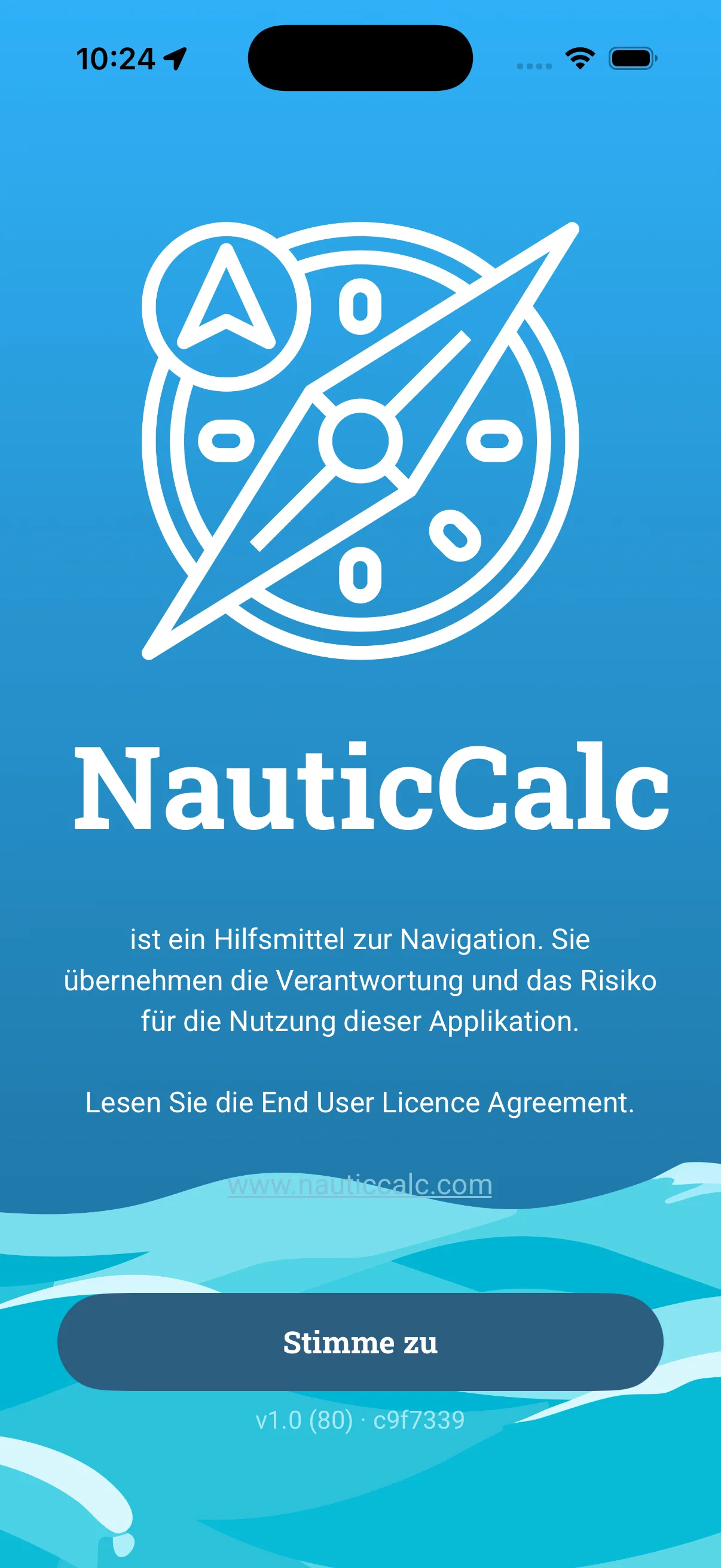 NauticCalc App-Screenshot