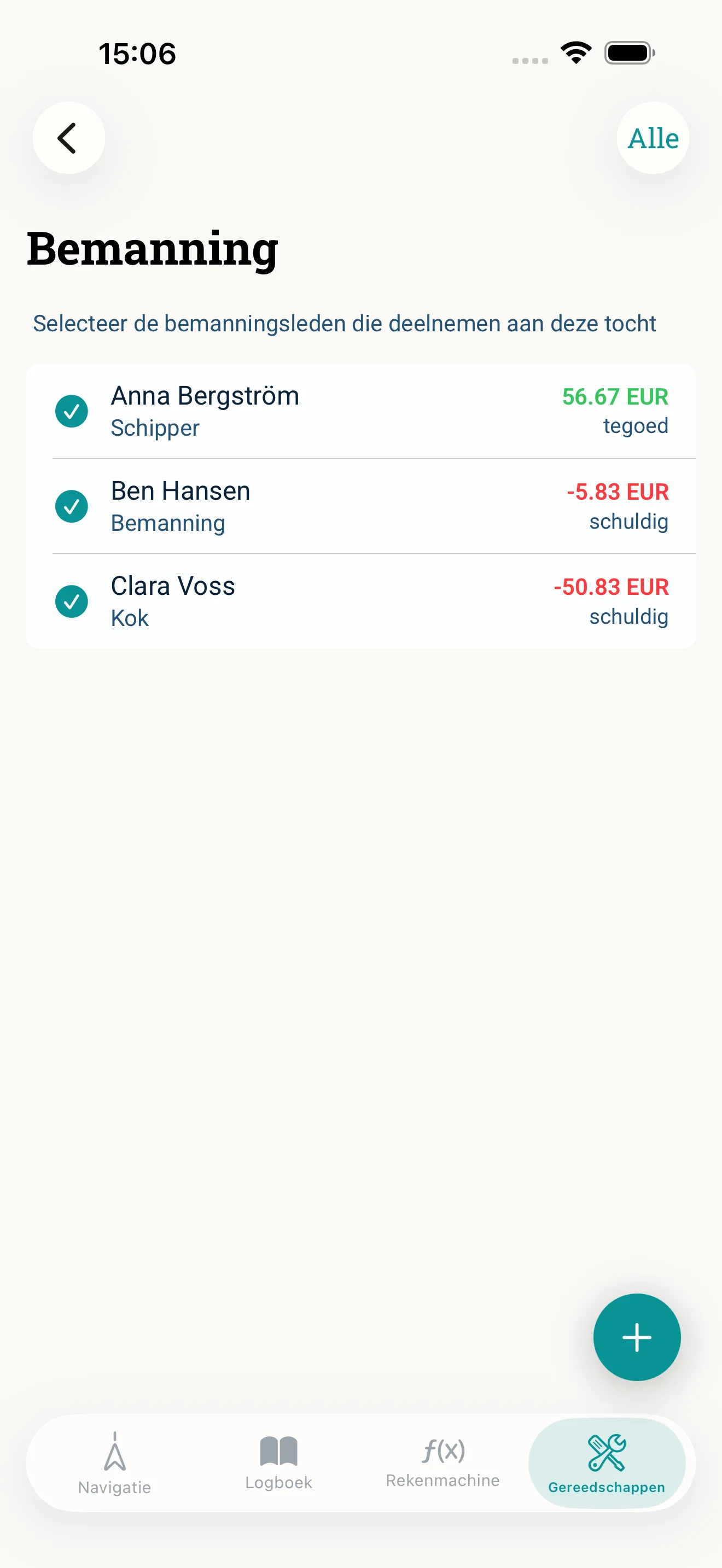 Zo ziet het eruit in de app