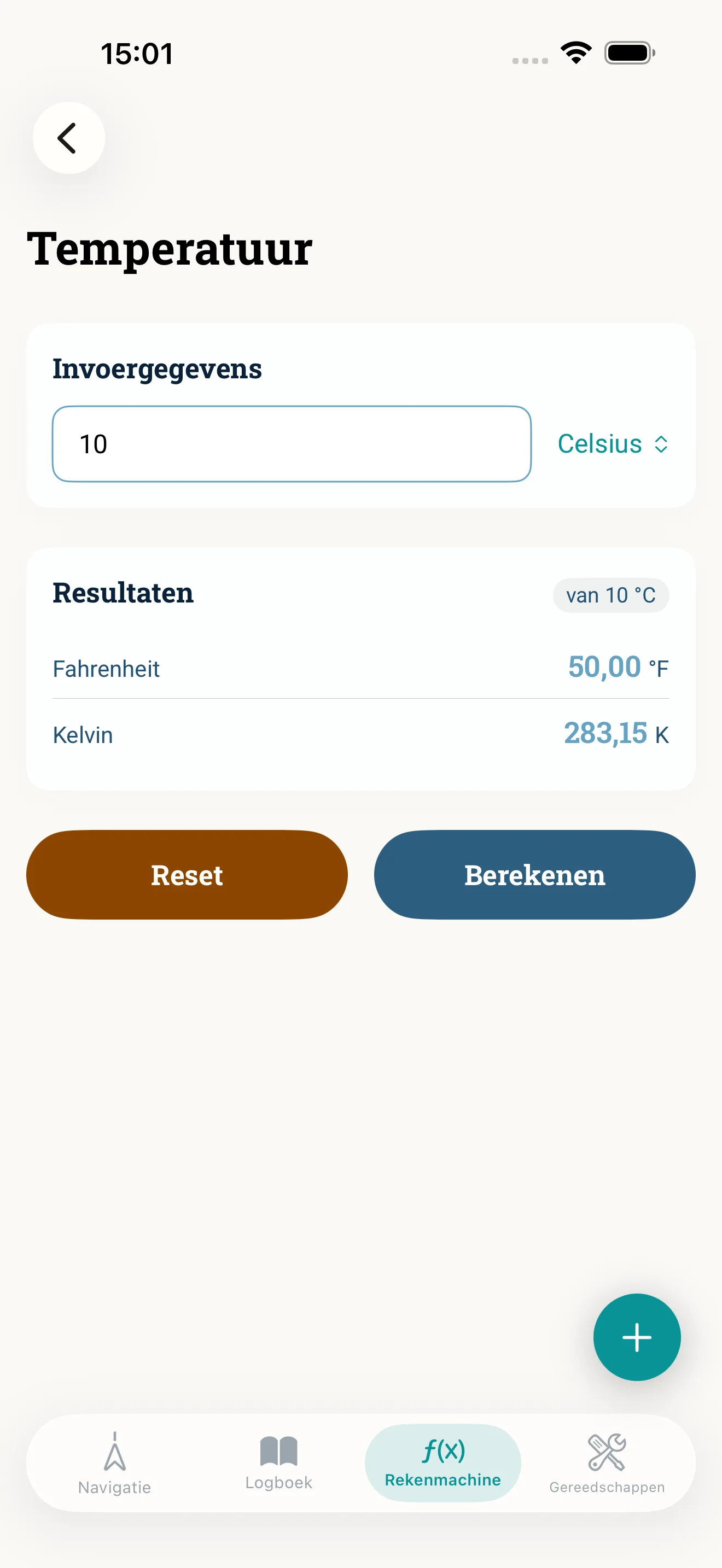 Zo ziet het eruit in de app
