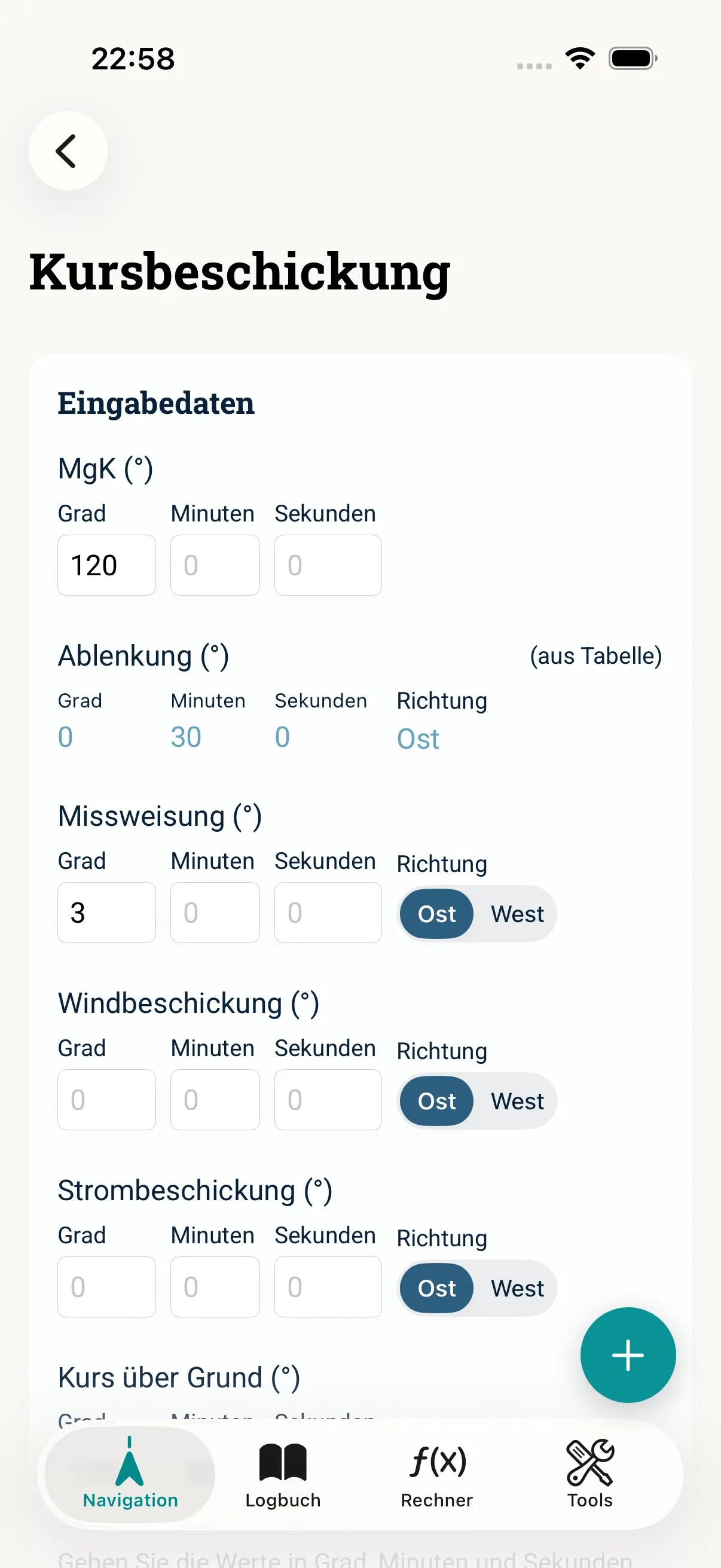 Kursbeschickung
