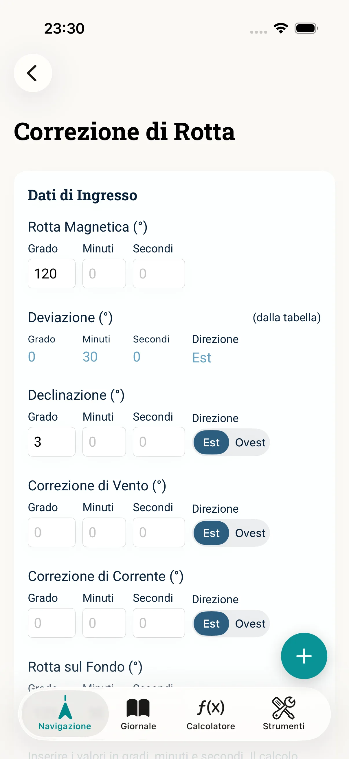 Correzione di rotta